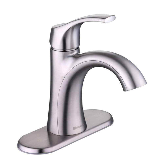 Glacier Bay Arnette Single Handle Single Hole Bathroom Faucet in Brushed Nickel
