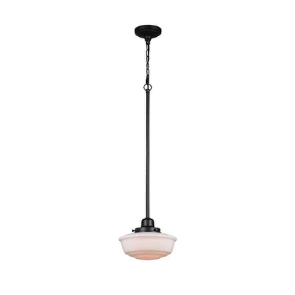 Hampton Bay Belvedere Park Bronze Mini-Pendant Farmhouse Hanging Light