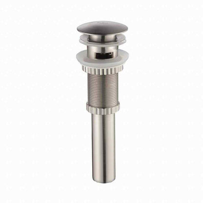 KRAUS Pop-Up Drain with Overflow Satin Nickel PU-11SN