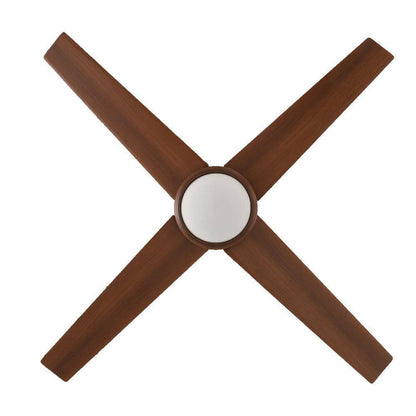 Home Decorators Mercer 52 in. LED Indoor Distressed Koa Ceiling Fan