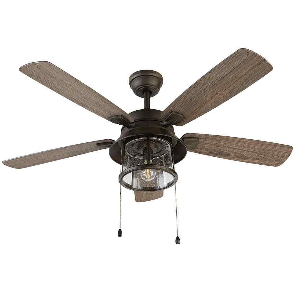 Home Decorators Shanahan 52 in. Indoor/Outdoor LED Bronze Ceiling Fan
