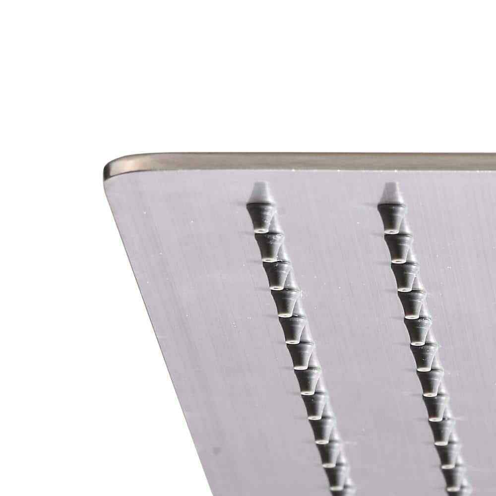 Glacier Bay Modern 1-Spray 12 in. Single Ceiling Mount Fixed Shower Head