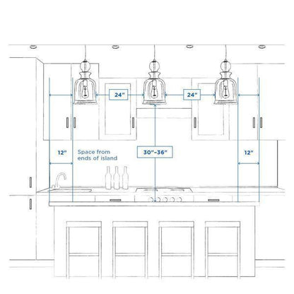 Progress Lighting Era Collection 1-Light Black Pendant
