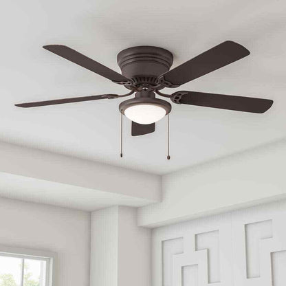 Hugger 56 in. LED Espresso Bronze Ceiling Fan