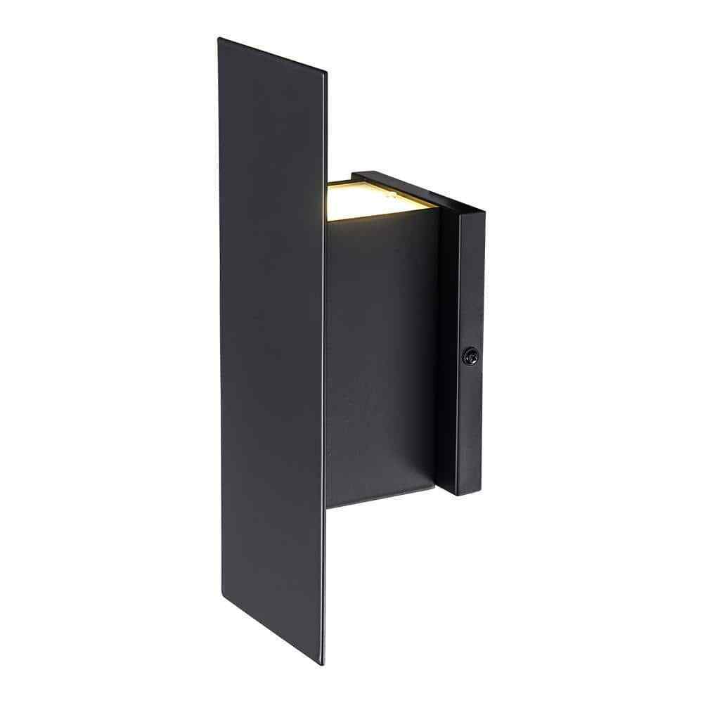 Monteaux Lighting Novus 2-Light Black LED Modern Wall Sconce Light Fixture