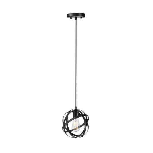Globe Electric Tatum 1-Light Dark Bronze Pendant Lighting