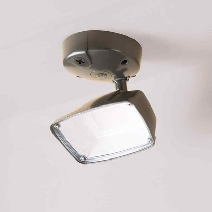 HALO FSL 32-Watt 270������������������ Bronze Outdoor Integrated LED Flood Light w/ Dusk to Dawn