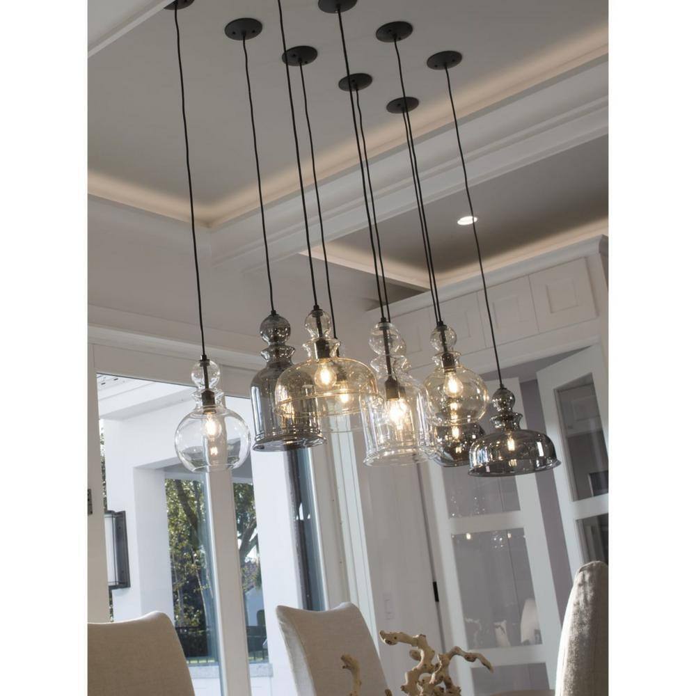 Progress Lighting Staunton Collection 9 in. 1-Light Brushed Nickel Pendant
