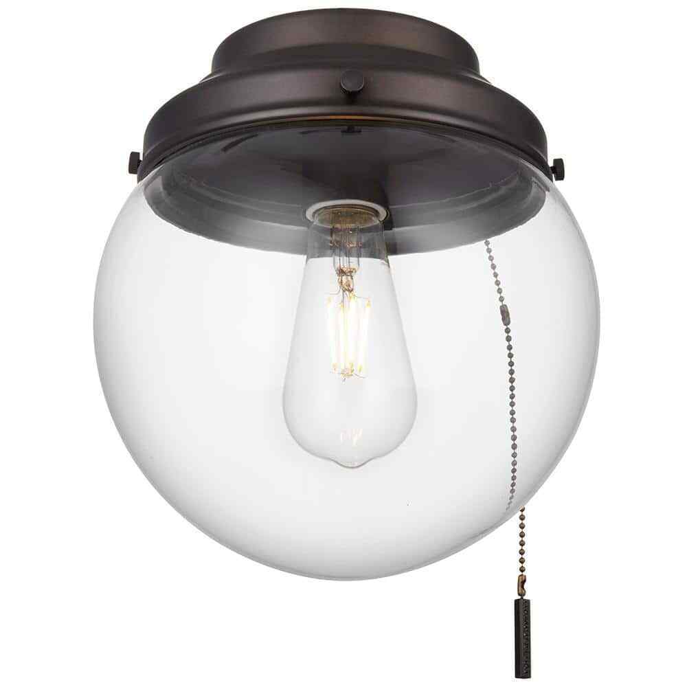 Hampton Bay Universal Bronze Ceiling Fan LED Light Kit 52242