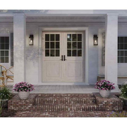 Progress Lighting Williamston 7 in. Antique Bronze Clear Glass Wall Lantern