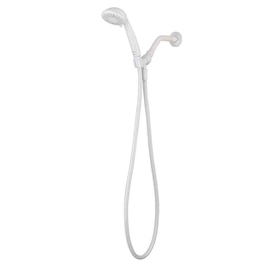 Glacier Bay 3-Spray Wall Mount Handheld Shower Head 1.8 GPM in White 8467000HC