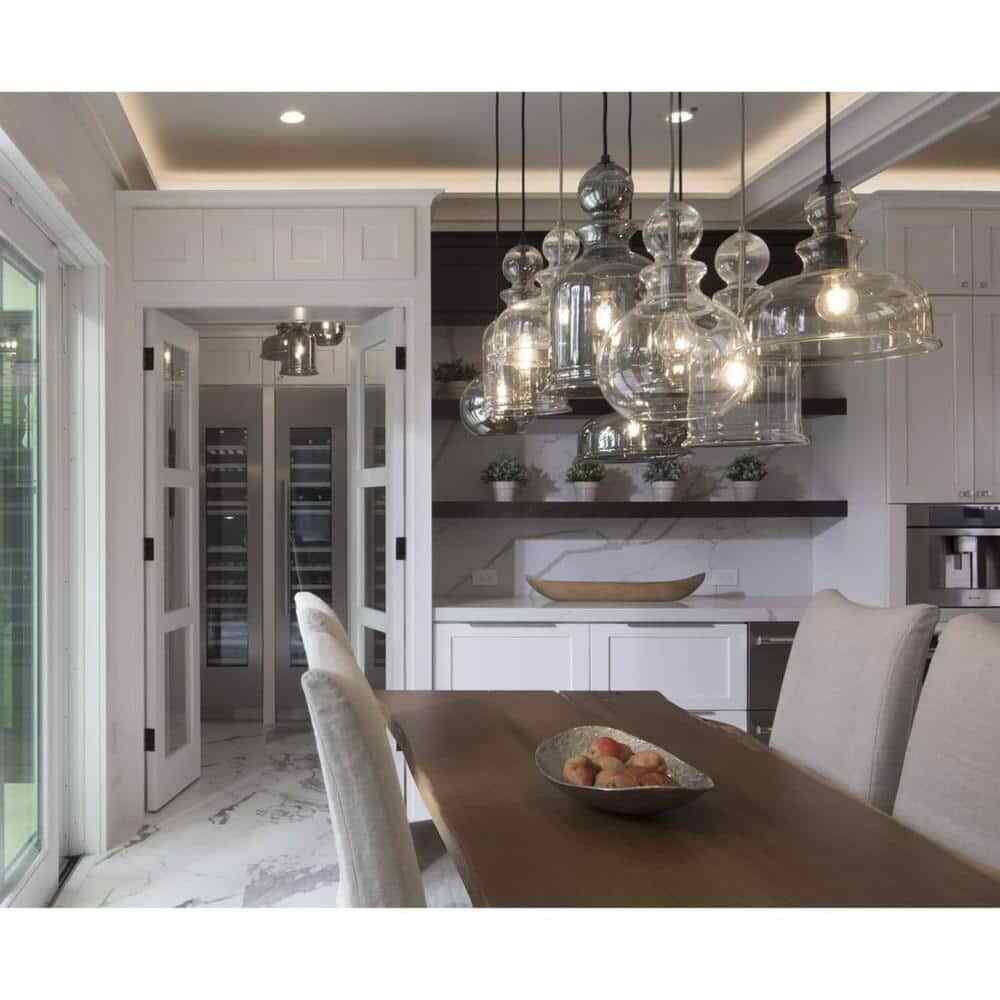 Progress Lighting Staunton Collection 9 in. 1-Light Brushed Nickel Pendant