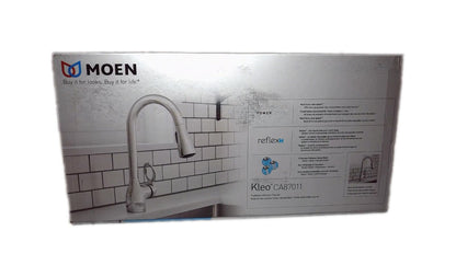 MOEN Kleo Single-Handle Pull-Down Sprayer Kitchen Faucet w/ Reflex + Power Clean