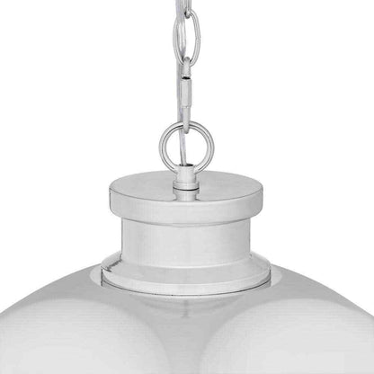 Hampton Bay Tallulah 4-Light Chrome Dome Kitchen Pendant Hanging Light