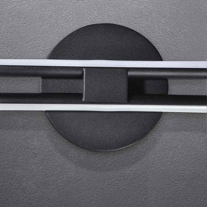 EDISLIVE Bourget Black Modern LED Bath Vanity Light Bar Wall Sconce