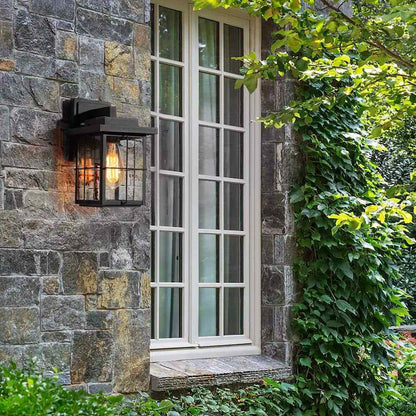 LNC Farmhouse Outdoor Wall Light Modern Black Sconce