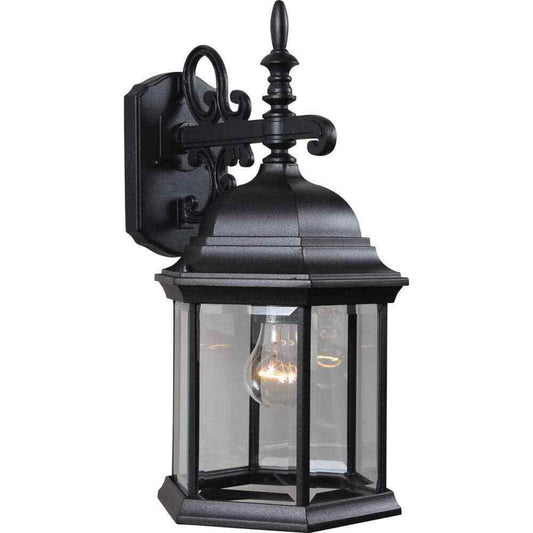 Volume Lighting 1-Light Black Outdoor Wall Sconce V8120-5