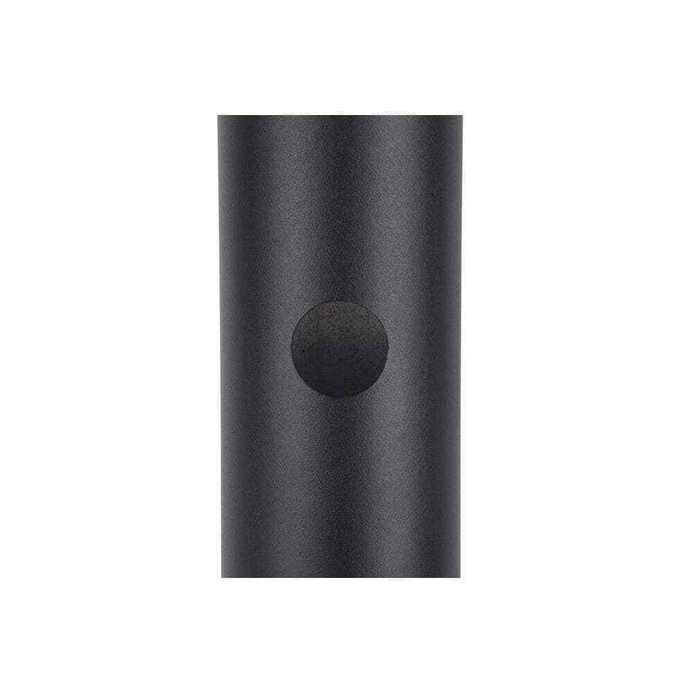 LUTEC 80 in. Black Outdoor Direct Burial Aluminum Lamp Post 9706502012