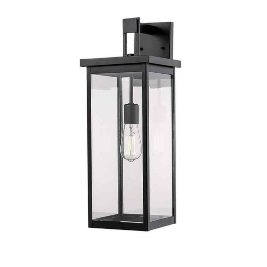 Millennium Lighting 22 in. 1-Light Powder Coat Black Outdoor Wall-Light Sconce