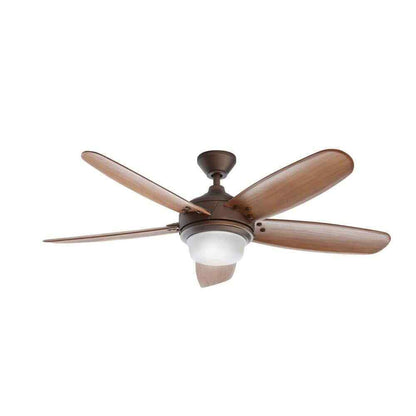 Home Decorators Breezemore 56 in. Indoor LED Mediterranean Bronze Ceiling Fan