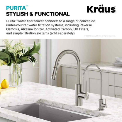 KRAUS Purita Single-Handle Water Dispenser Faucet for Water Filtration System