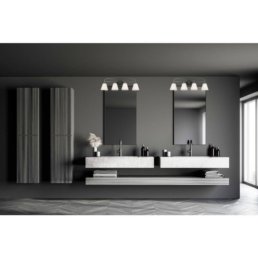 Eglo Mayview 4-Light Graphite Bathroom Vanity Light