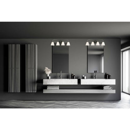 Eglo Mayview 4-Light Graphite Bathroom Vanity Light