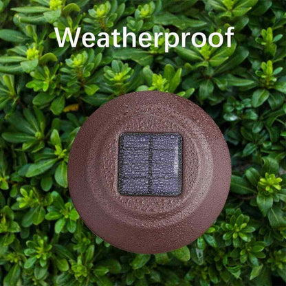 GIGALUMI LED Solar Bronze Path Lights with Aluminum Metal Outdoor (4-Pack)