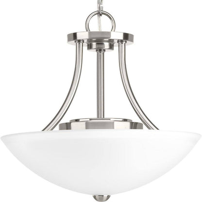 Progress Lighting Gather Brushed Nickel Integrated LED Semi-Flush Mount
