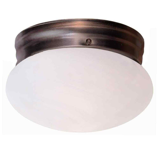 Bel Air Lighting Dash 10 in. 2-Light Oil Rubbed Bronze Ceiling Light Fixture