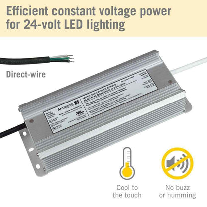 Armacost Lighting 200-Watt 24-Volt DC LED Transformer Standard Power Supply