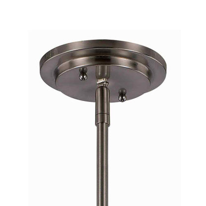 Bel Air Lighting Mod Pod 1-Light Brushed Nickel Hanging Pendant Light Fixture