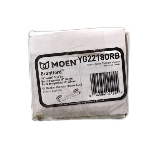 MOEN Brantford 18 in. Grab Bar in Oil Rubbed Bronze YG2218ORB