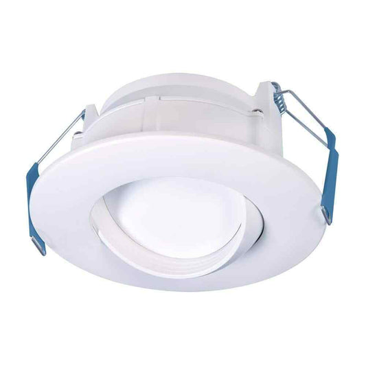 HALO RA 4 in. Adjustable CCT Canless Dimmable Integrated LED Recessed Light Kit