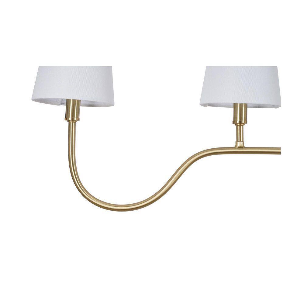 Hampton Bay Vernon Hills 4-Light Antique Brass Island Pendant Light