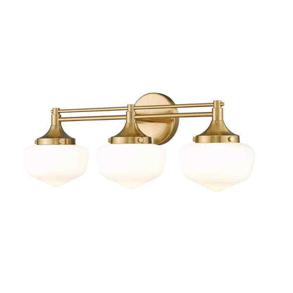 Home Decorators Collection Maybry 3-Light Brushed Gold Vanity Light