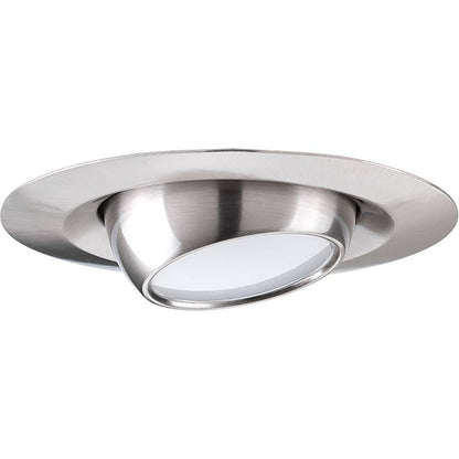 Progress Lighting 4 in. Brushed Nickel Integrated LED Recessed Trim P8046-09-30K