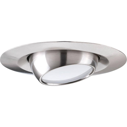 Progress Lighting 4 in. Brushed Nickel Integrated LED Recessed Trim P8046-09-30K