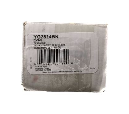 MOEN Eva 24 in. Grab Bar in Brushed Nickel YG2824BN