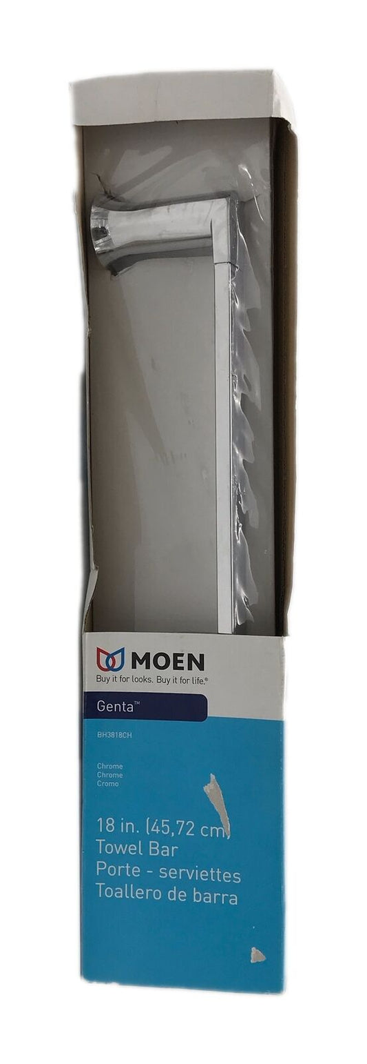 MOEN Genta LX 18 in. Towel Bar in Chrome BH3818CH
