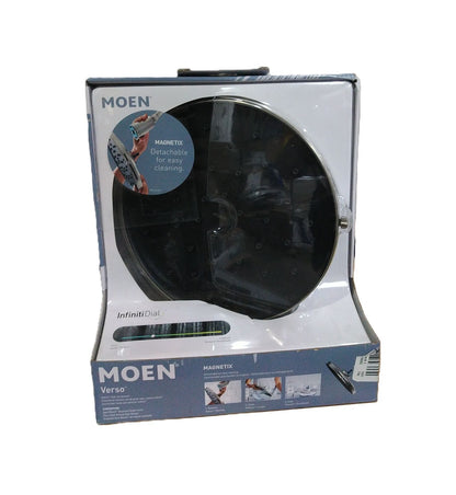MOEN Verso 8-Spray Patterns w/ 1.75 GPM 9 in. Wall Mount Fixed Shower Head