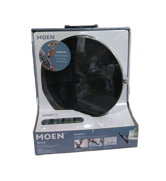 MOEN Verso 8-Spray Patterns w/ 1.75 GPM 9 in. Wall Mount Fixed Shower Head