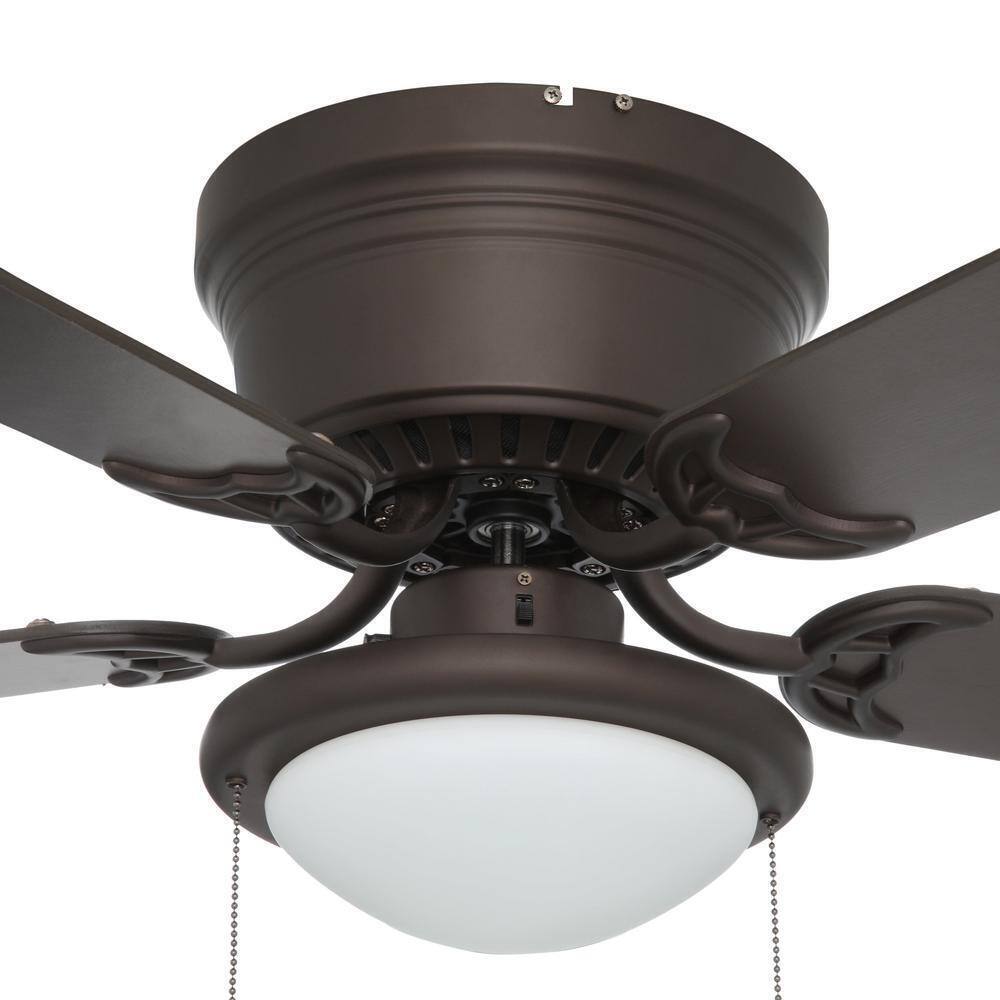 Hugger 56 in. LED Espresso Bronze Ceiling Fan