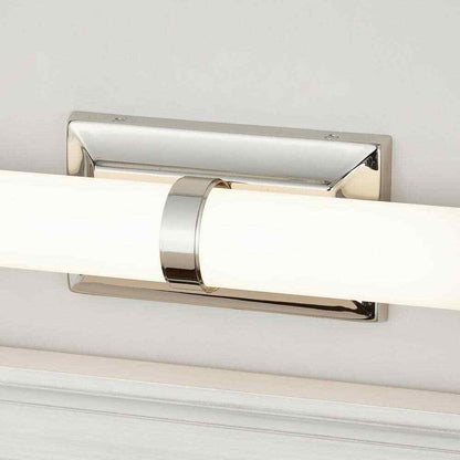 Home Decorators Rolande 60-Watt Equivalent Polished Nickel LED Vanity Light