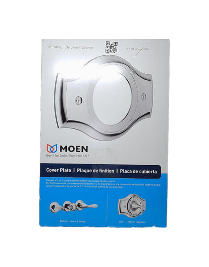 MOEN 5.5 in. Dia Metal Remodeling Cover Plate