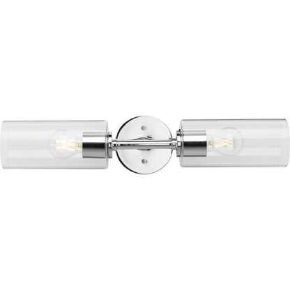 Progress Lighting Cofield 22-1/2 in. 2-Light Polished Chrome Wall Bracket