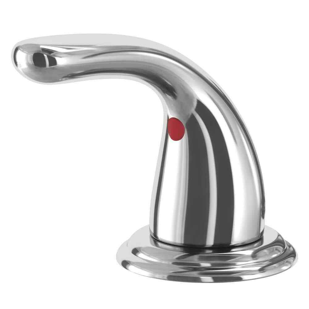 Glacier Bay Builders 8 in. Widespread 2-Handle High-Arc Bathroom Faucet Chrome