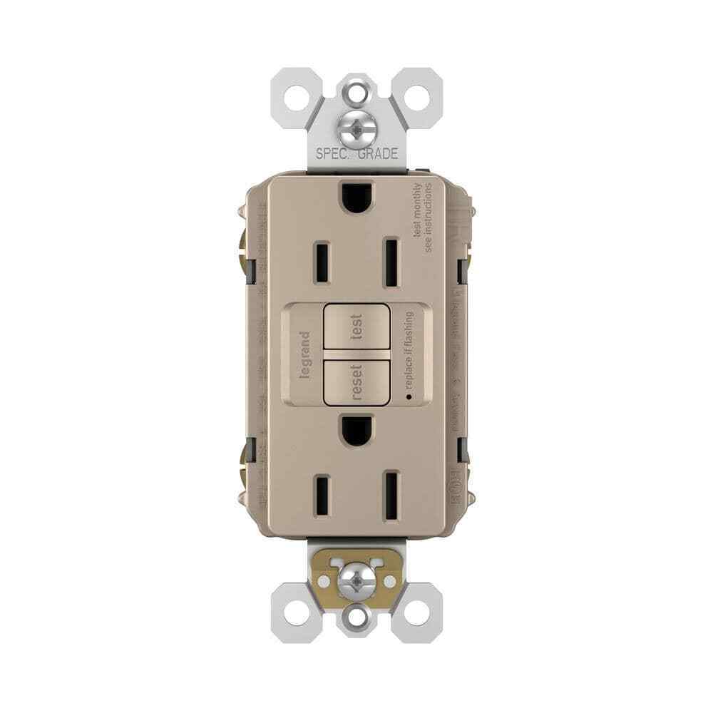 Legran 15amp 125volt Tamper Resistant GFCI Residential/Commercial Outlet Nickel