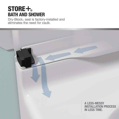 Sterling Wall Mounted Shower Caddy in White Finish 88028700-0