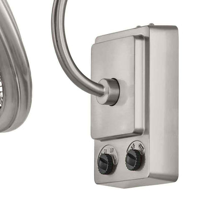 Home Decorators Bentley II 18 in. Brushed Nickel Oscillating Wall Fan
